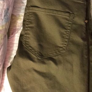 Olive green pants/jeans